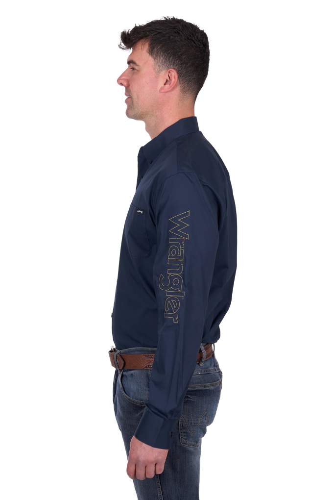 Wrangler Mens Brad Logo Shirt