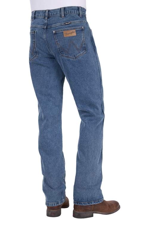 Wrangler Mens Classic Bootcut Orignal Stone Jeans