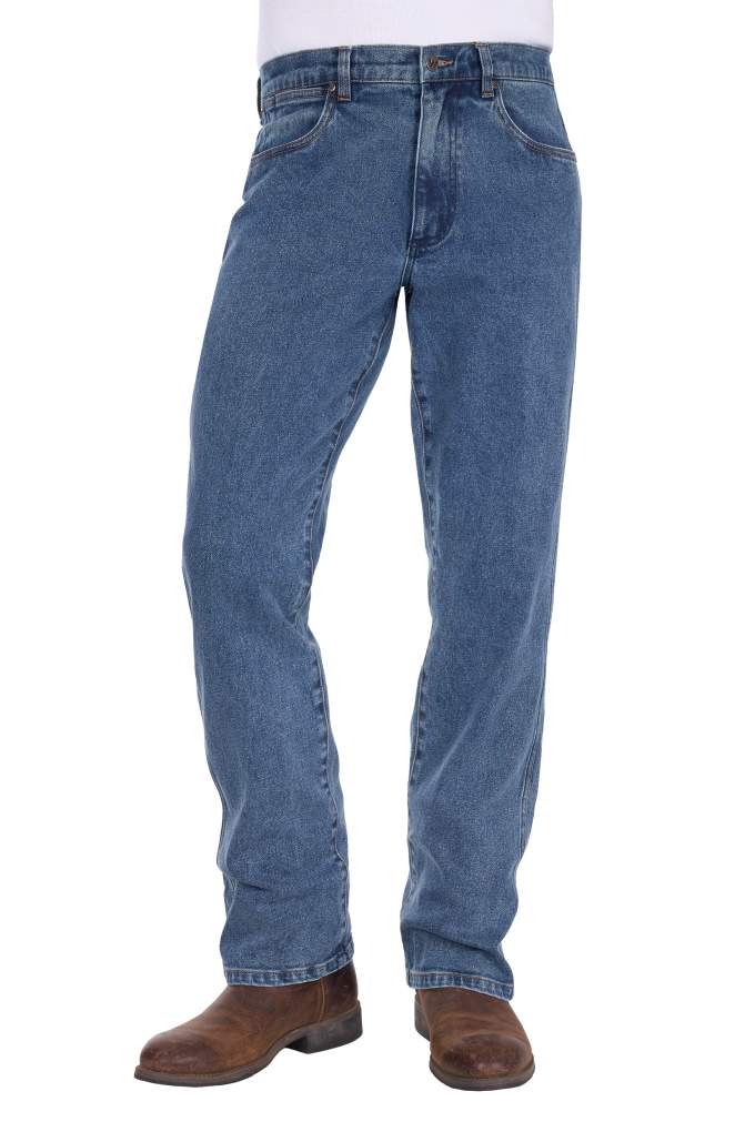 Wrangler Mens Classic Bootcut Orignal Stone Jeans