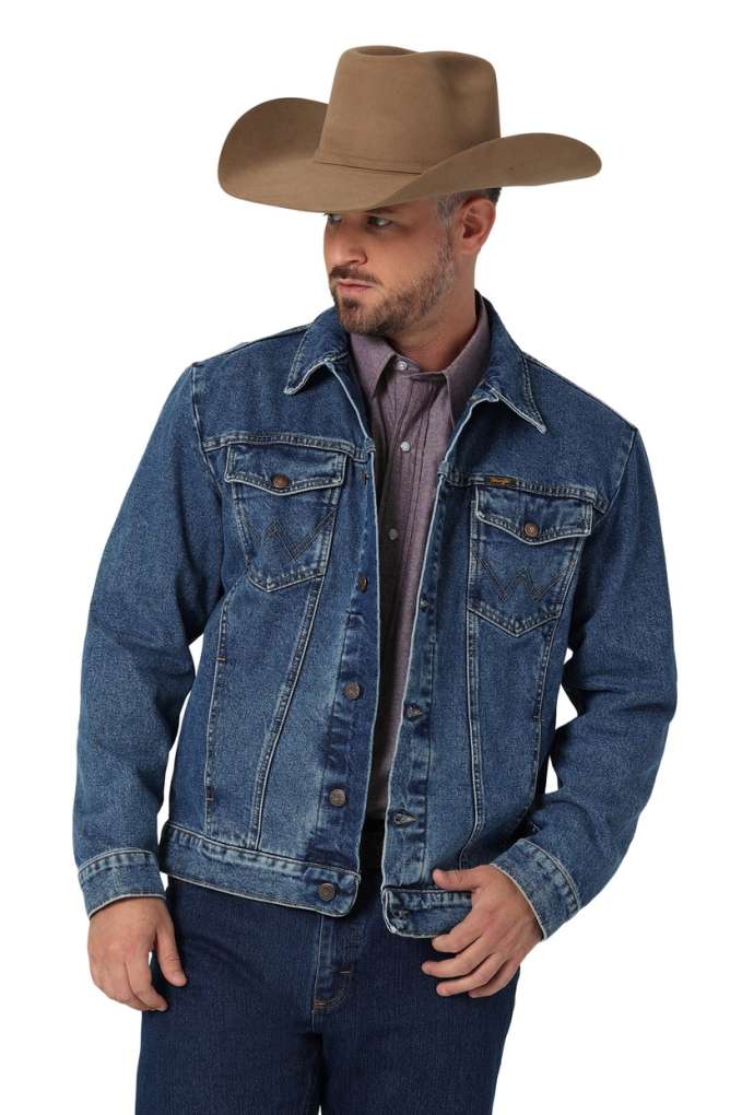 Wrangler Mens Denim Jacket Unlined
