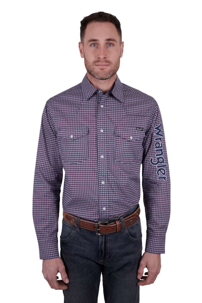 Wrangler Mens Mark Logo Shirt