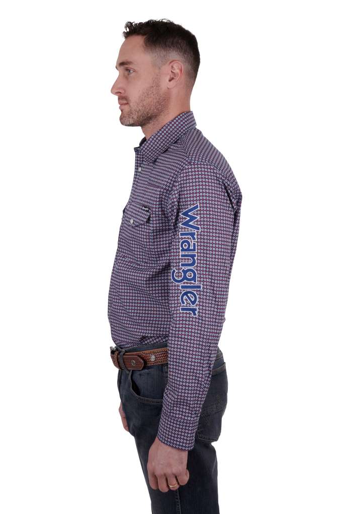 Wrangler Mens Mark Logo Shirt