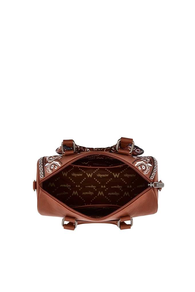 Wrangler Paisley Barrel Bag Tan