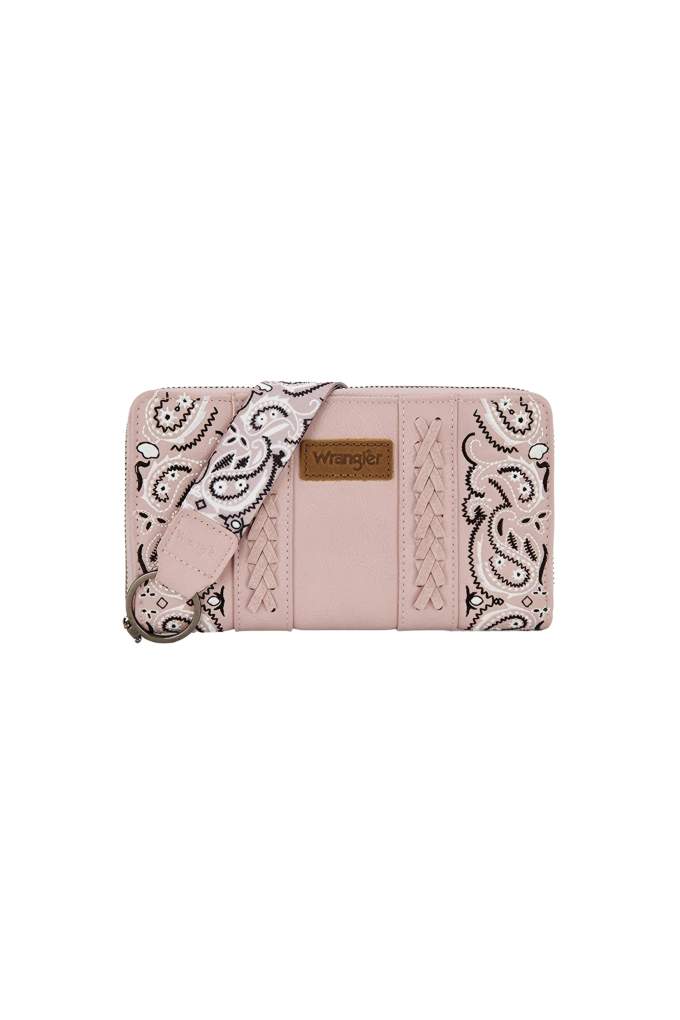 Wrangler Paisley Wallet Pink