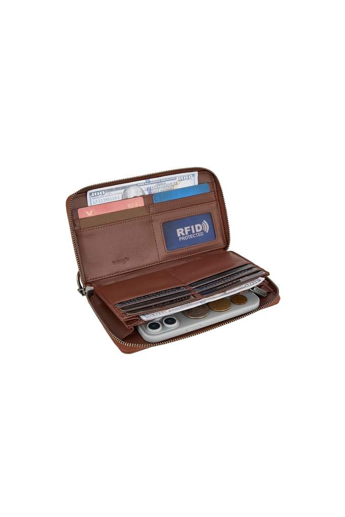Wrangler Paisley Wallet Tan