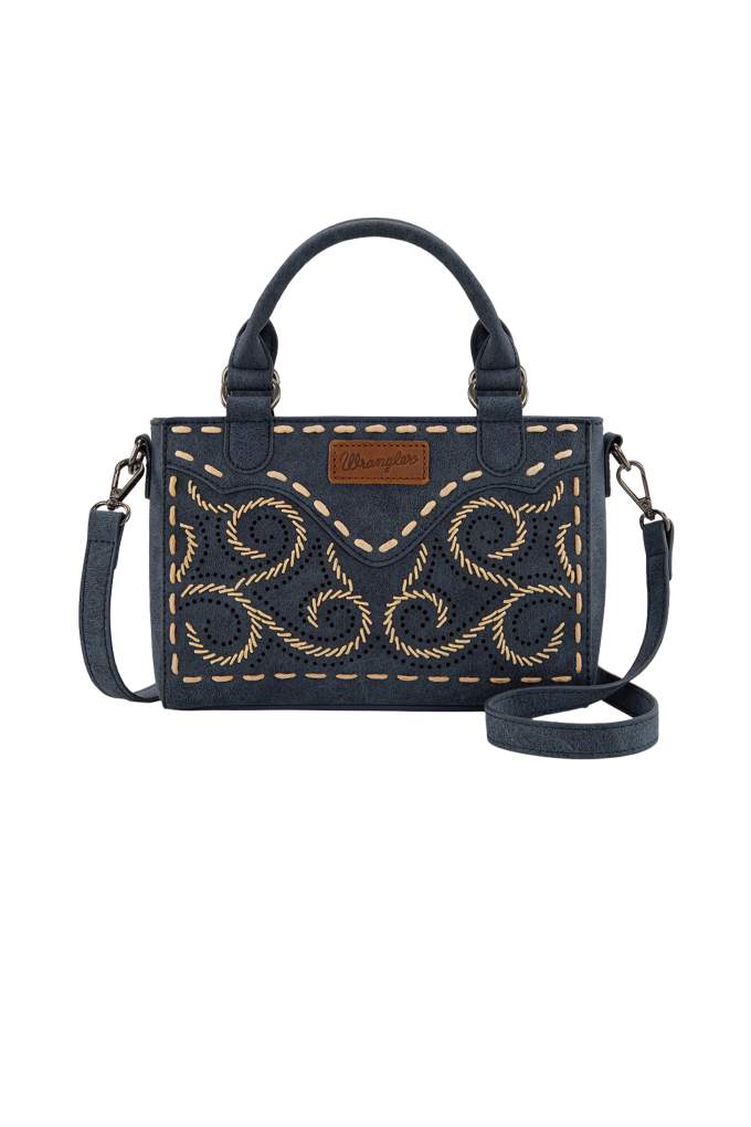 Wrangler Swirl Crossbody Bag Navy