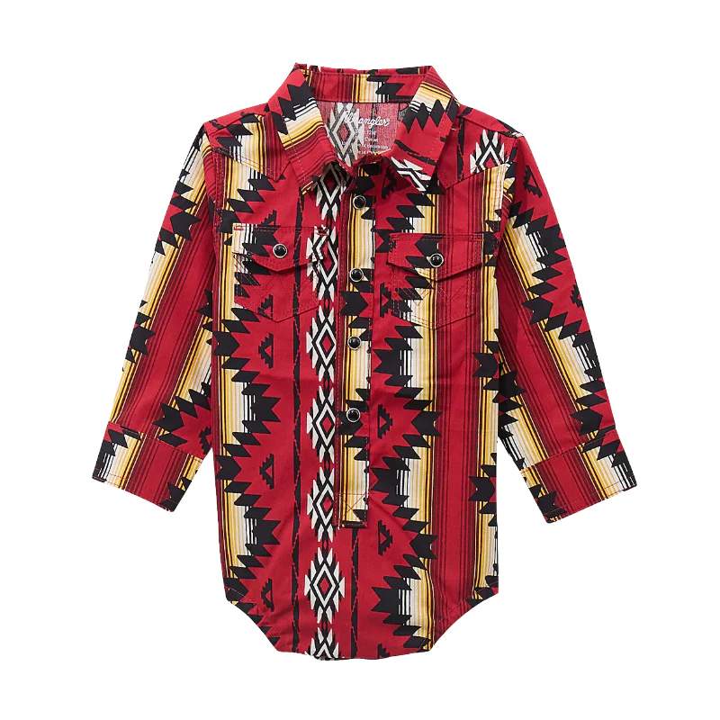 Wrangler Toddler AztecWestern Bodysuit