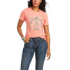 Ariat Ladies Free Bird Tee Sunset Heather