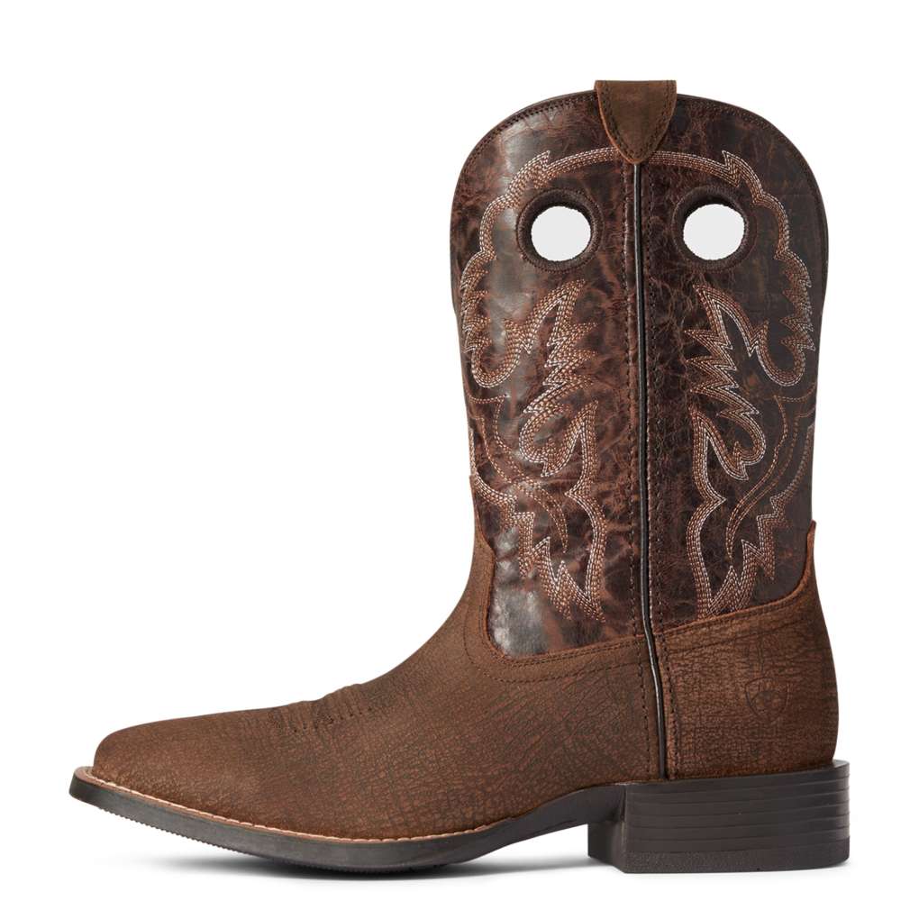 Ariat Mens Sport Buckout Rough Ginger/Rusted Iron