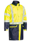Bisley Stretch Rain Coat Tape Yel/Navy