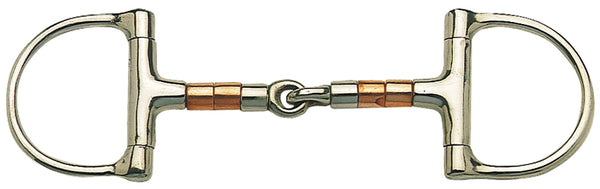 Racing Dee Bit With Copper/Stainless Steel Rollers | The Top Saddlery