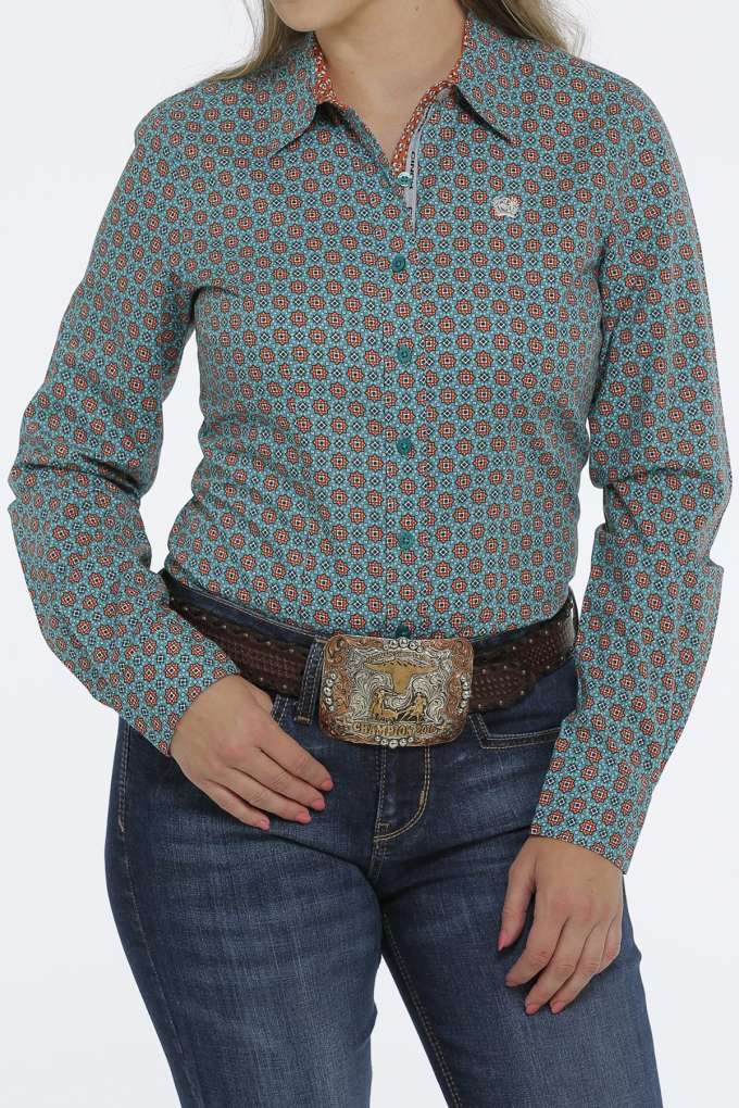 Cinch Ladies Medallion Shirt