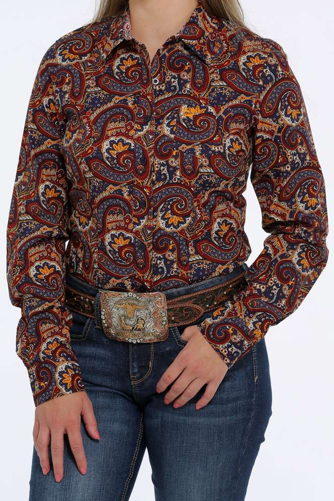 Cinch Ladies Paisley Shirt