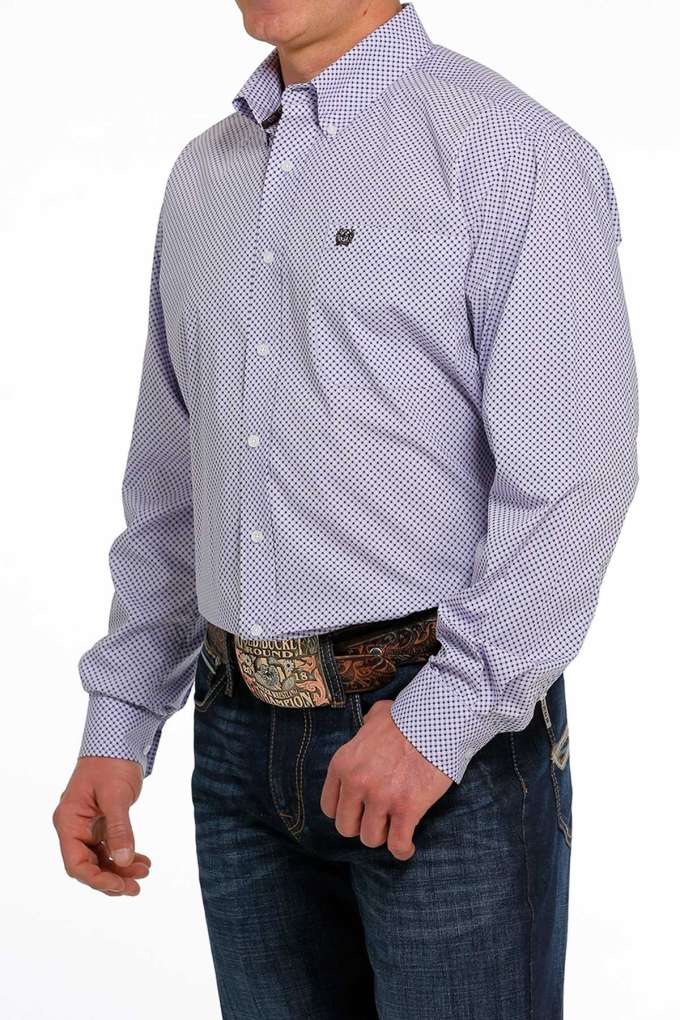 Cinch Mens Circle Dot Shirt
