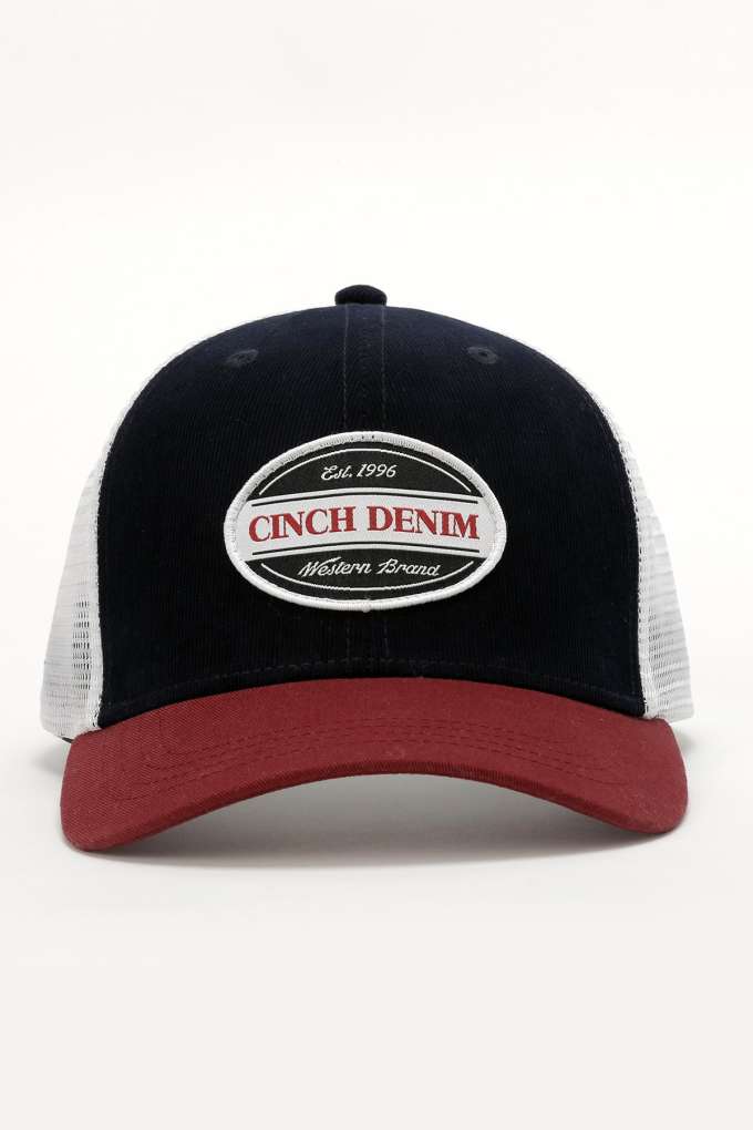 Cinch Mens Western Brand Patch Trucker Cap