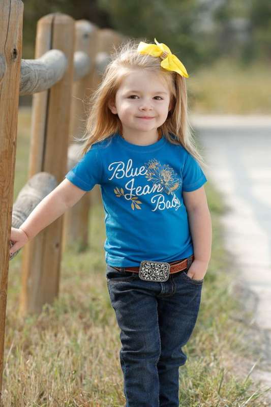 Cruel Girl Toddler Blue Jean Baby Tee