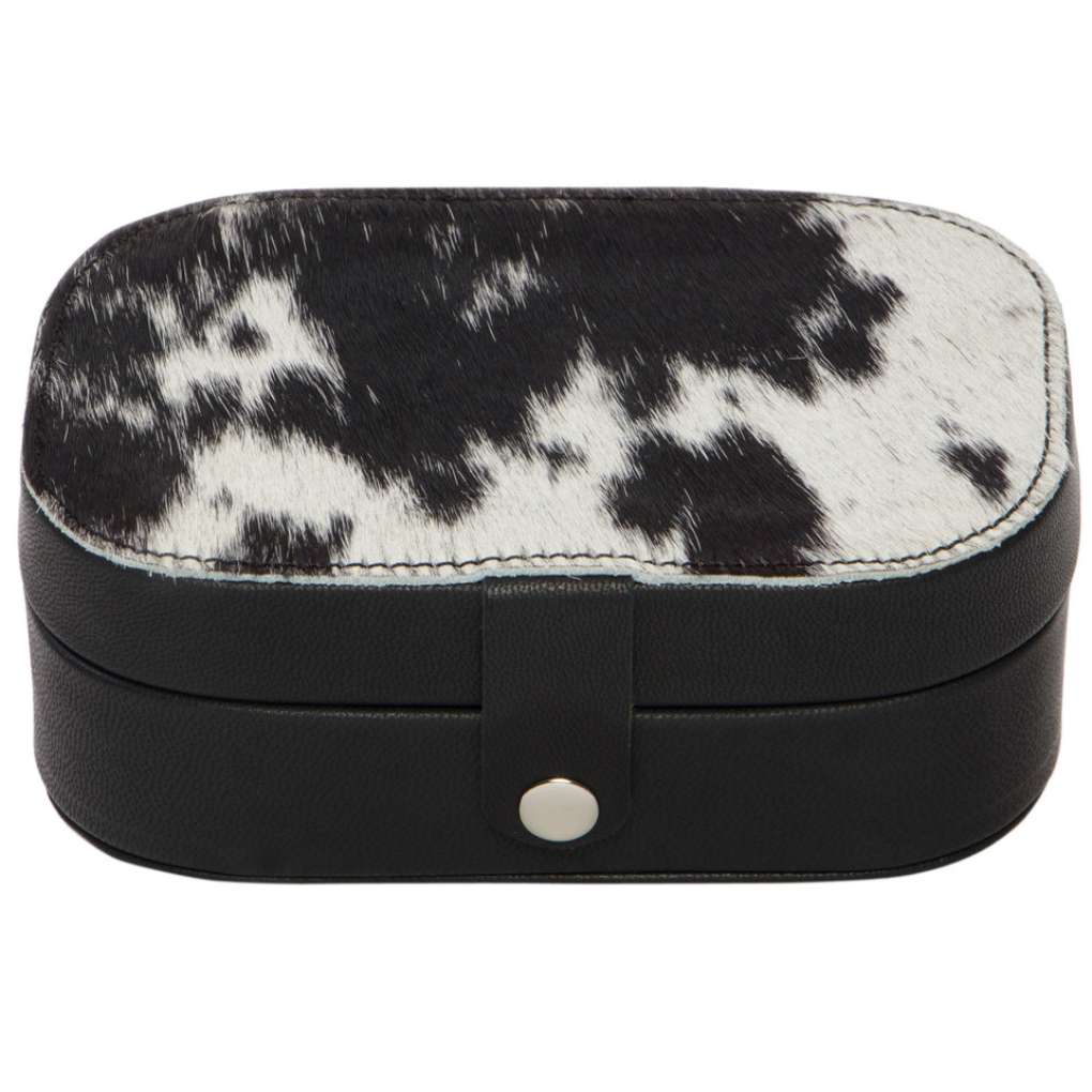 Design Edge Travel Cowhide Jewellery Box