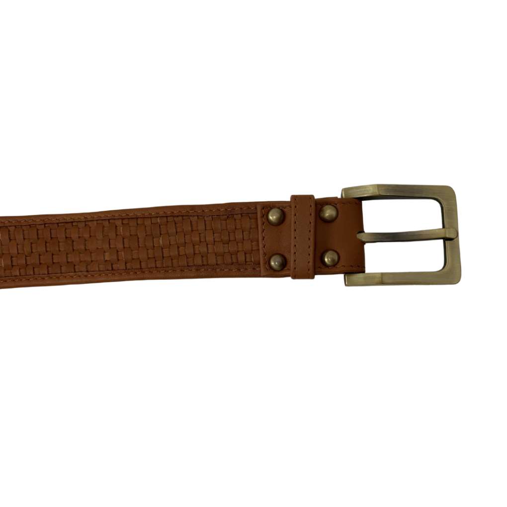 Design Edge Handwoven Leather Belt