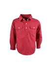 Hard Slog Kids Casey Half Placket Shirt