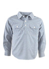 Hard Slog Kids Charlie Half Placket Shirt