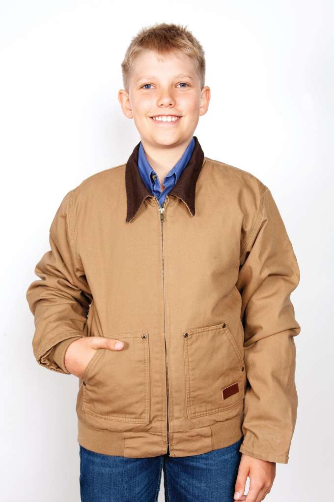 Just Country Junior Diamantina Jacket Khaki