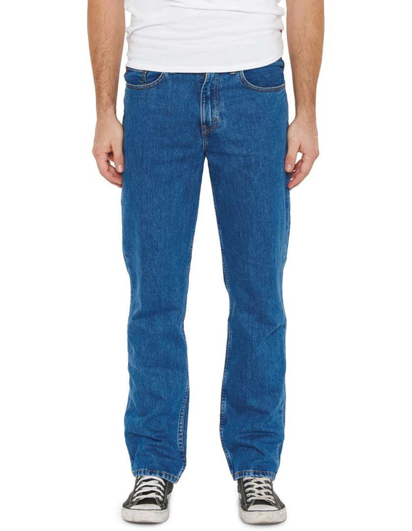 Prøve Præstation Perforering Levis 516 Mens Straight Fit Jeans Stonewash | The Top Saddlery