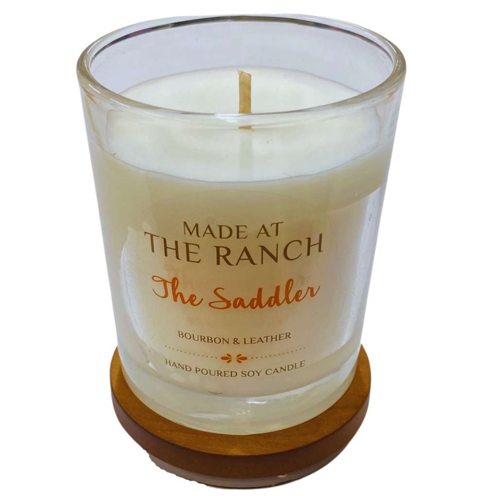 Made At The Ranch the Saddler Candle