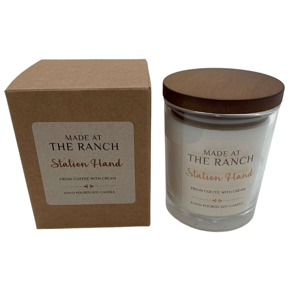 Made At The Ranch Station Hand Candle