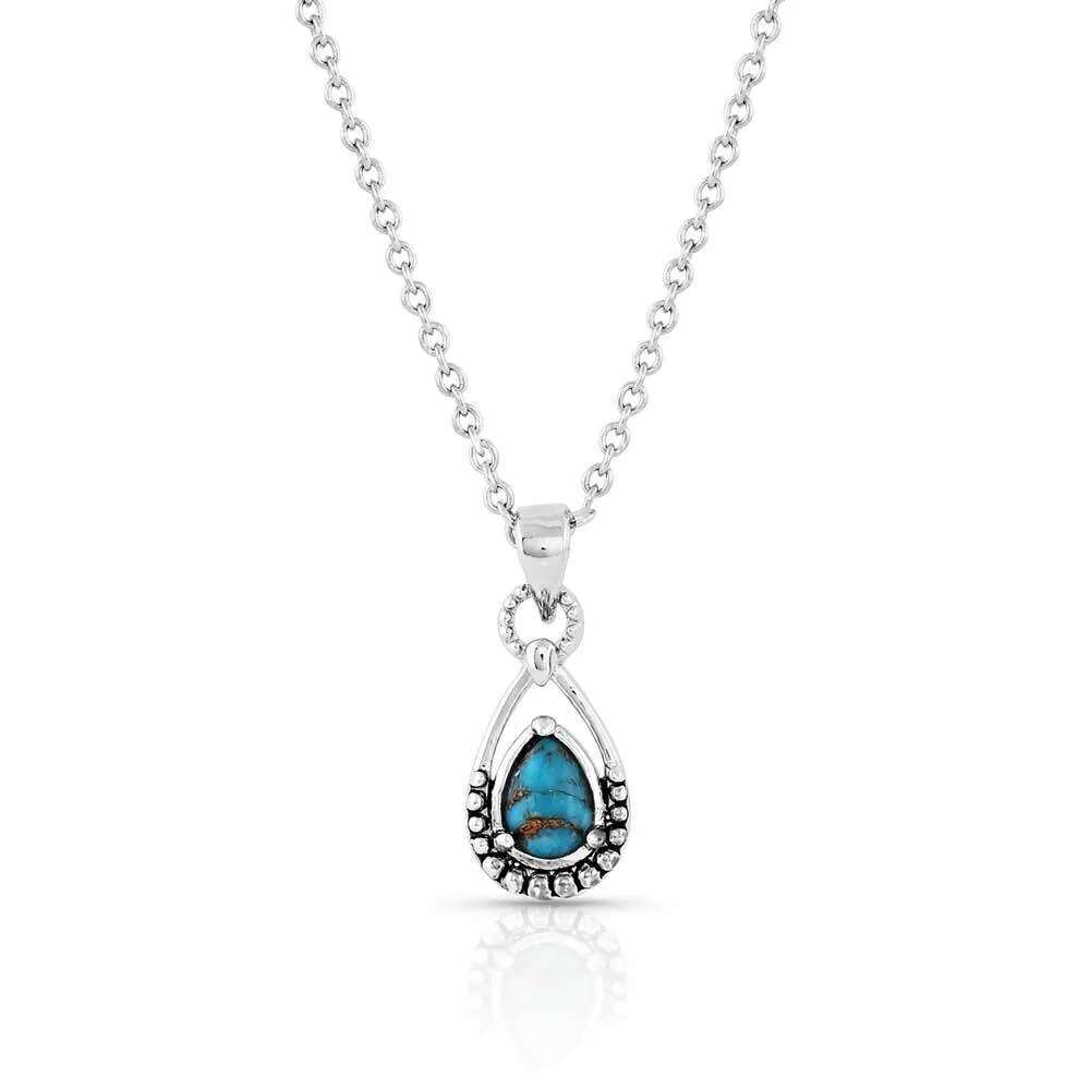 Montana Touch Of Turquoise Teardrop Necklace