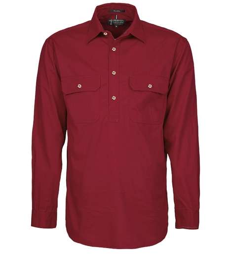 Ritemate Pilbara Mens Closed Front L/W Shirt