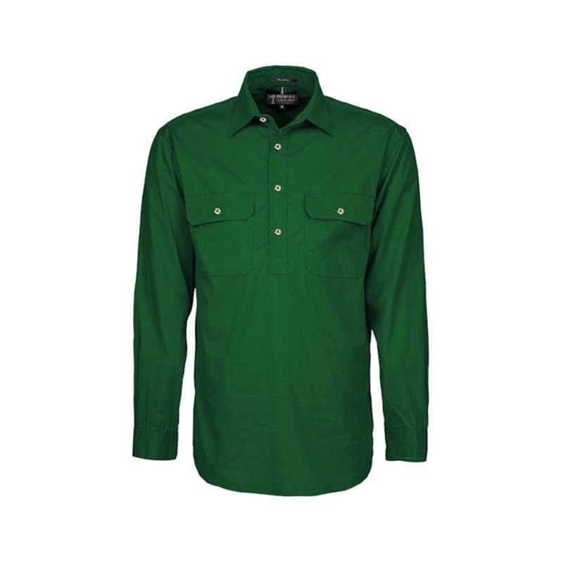 Ritemate Pilbara Mens Closed Front L/W Shirt