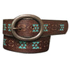 Roper Ladies Brown Hand Painted Belt