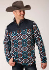 Roper Mens Aztec Fleece Pullover