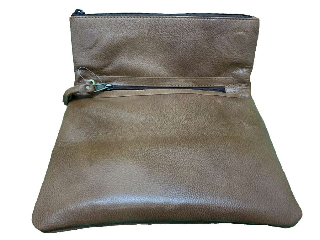 Design Edge Sweden Jersey Foldover Bag Dk Brown