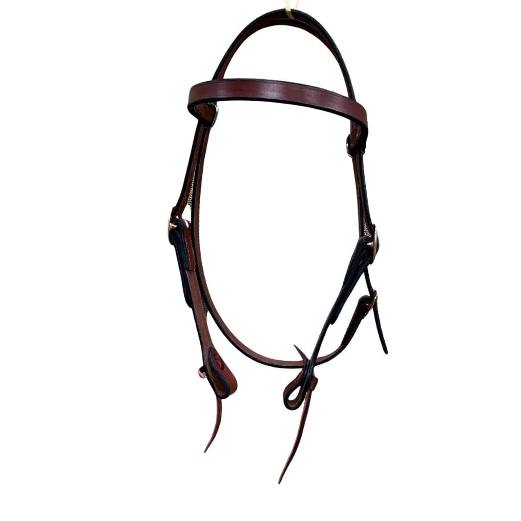 TTS Western Headstall Brass Buckles