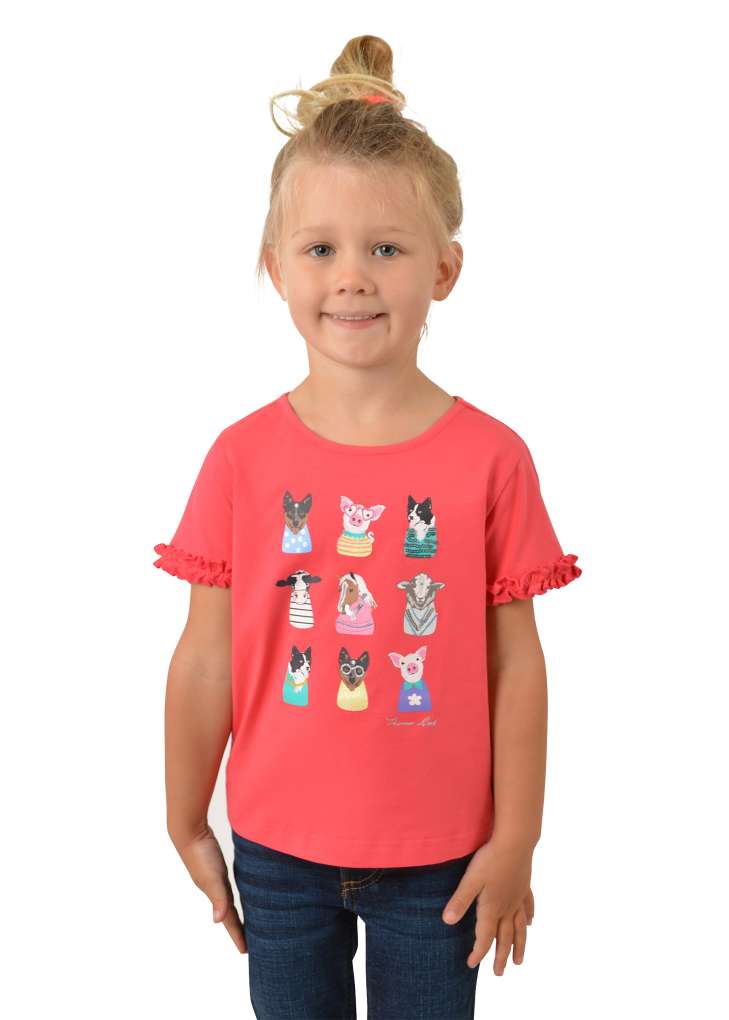 Thomas Cook Girls Magnolia Farmfrill Tee