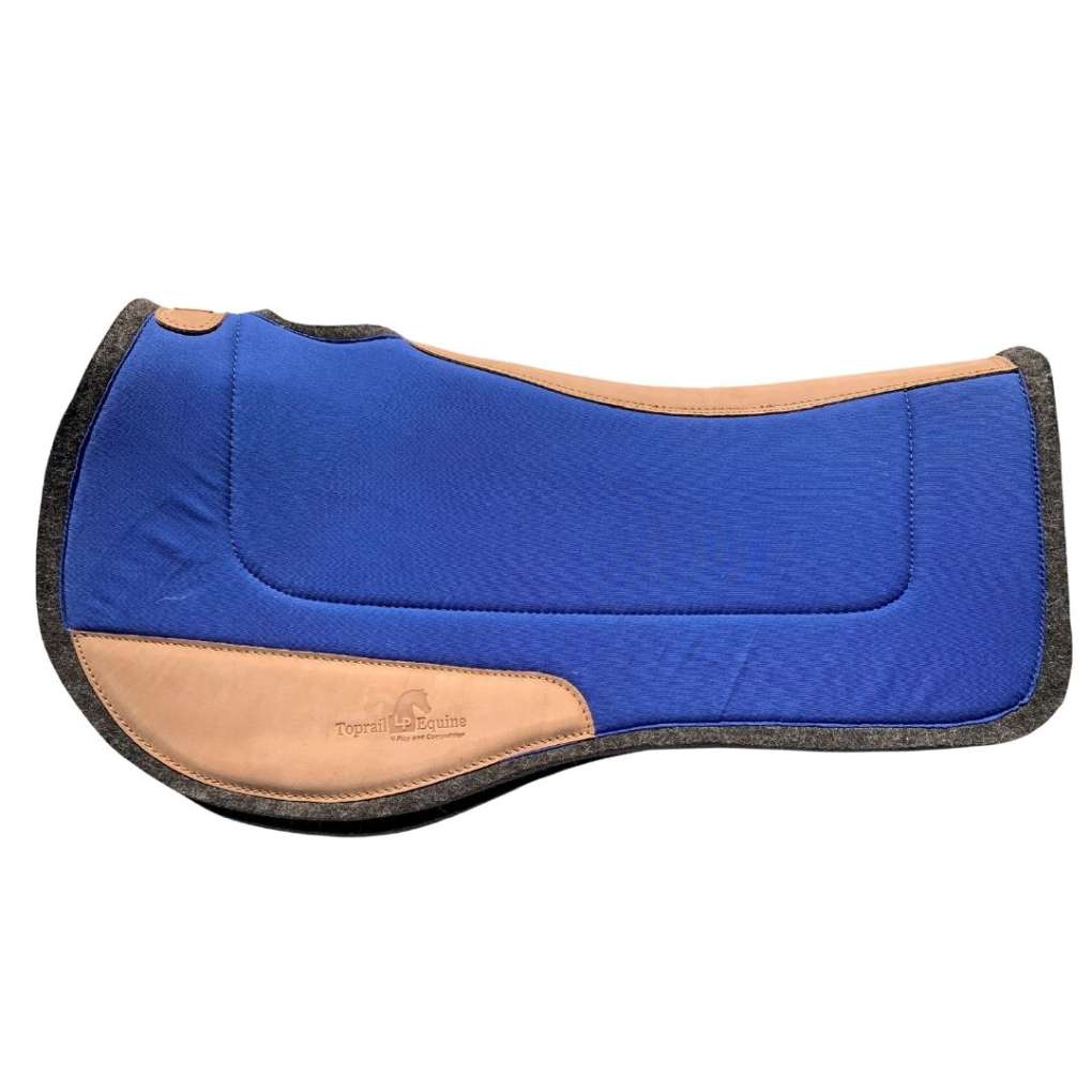 Toprail Contoured Wool Felt Saddle Pad