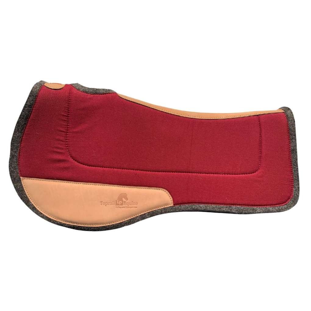 Toprail Contoured Wool Felt Saddle Pad