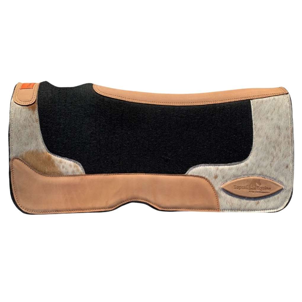 Toprail The Rustler Contoured Hair On Hide Saddle Pad