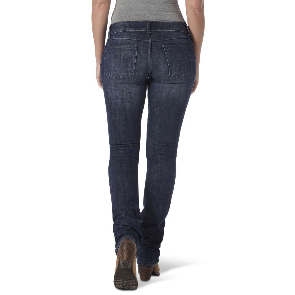 Wrangler 09MWTDS34 Ladies Essential Straight Jeans