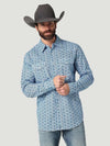 Wrangler Mens 20X Competition Geo Print Shirt