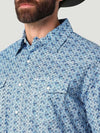 Wrangler Mens 20X Competition Geo Print Shirt
