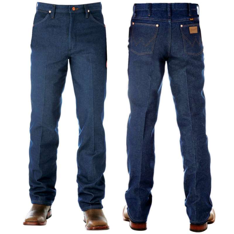 Front and back view of Wrangler Mens jeans 0936DEN