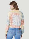 Wrangler Ladies Tie Dyed Cropped L/S Tee