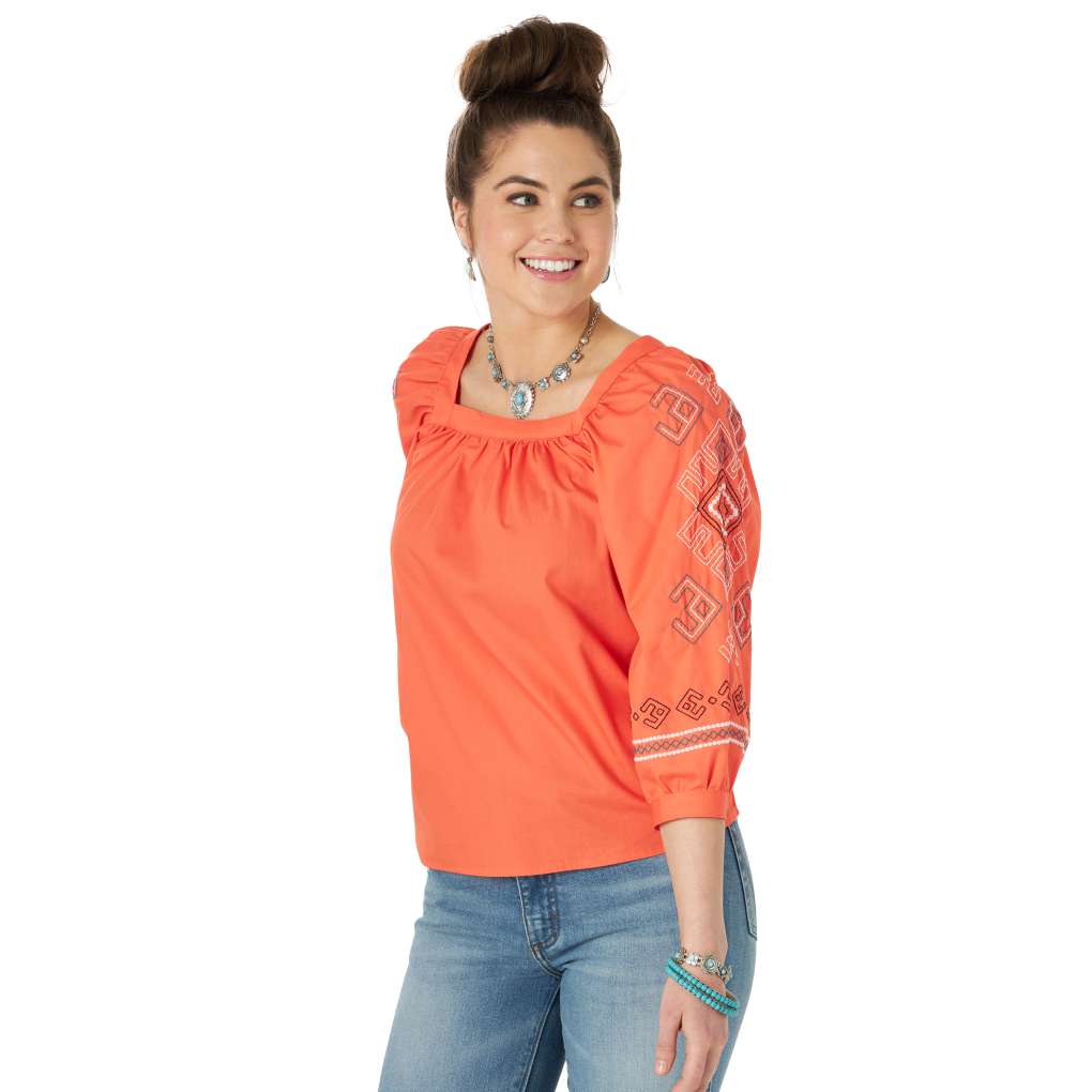 Wrangler Ladies Retro Punchy Melon Top