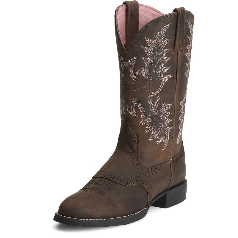 Ariat Ladies Heritage Stockman Driftwood Brown