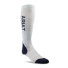 Ariat Uni Ariattek Performance Socks Heather Grey Navy