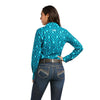 Ariat Ladies Kirby Stretch Shirt Lake Blue