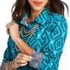 Ariat Ladies Kirby Stretch Shirt Lake Blue