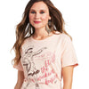 Ariat Ladies Welcome Tee Peach Melba